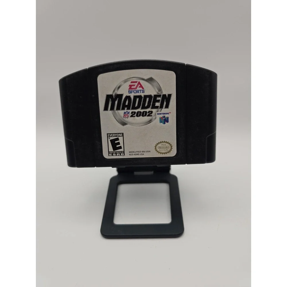 EA Sports Madden 2002 Nintendo 64 American Football Game Multiplayer NTSC-U/C E